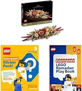 LEGO ICONS Dried Flower Centrepiece 10314 With LEGO Book & LEGO Surprise Stickers!