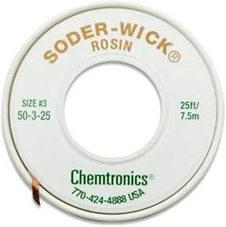 Chemtronics Desoldering Braid, Soder-Wick, Rosin.080