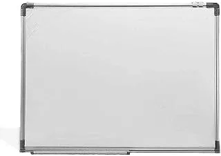 Maxi Single Sided Magnetic Whiteboard/Dry Erase Board 90X120 cms With Aluminium Framed - Premium Quality