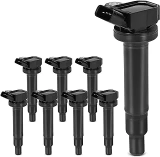 Set of 8 Ignition Coils Pack for Toyota Land Cruiser 4Runner Sequoia Tundra Lexus GS430 LS430 GX470 LX470 LX570 SC430