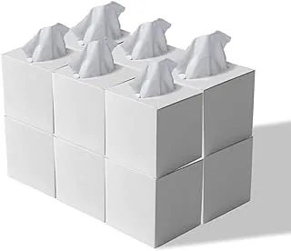 Nice Touch 2 Ply Facial Tissue - Pack of 12 Cube Boxes of 100 Sheets - Contains 1200 Premium Quality Soft and Absorbent Tissues