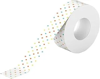 PeriPage 1 Roll Adhesive Label Paper Color, Youth Polka Dot Sticky Tape Thermal Printing Paper Name Price Barcode Sticker Home Office Organization Waterproof Oil-proof Tear-Resistant for PeriPage L1