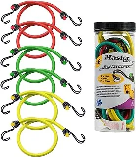 Bungee Cords In Jar 6Pcs 3040EURDAT Mater