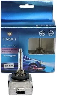 Toby's D1S - HID XENON OEM REPLACEMENT HEADLIGHT BULB 75W 2700LM 4300K (Pack of 2)