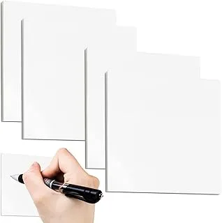 TRANSLUCENT/TRANSPARENT STICKY NOTE |Consist of 90x70 mm, 50 Pcs|Writable, Transparent and Water Resistant Sticky Notes. Perfect For School, Collage and Office.