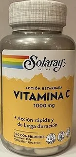 Solaray Vitamin C 1000Mg - 100 Tables.