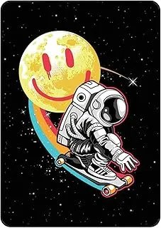 Eye Catching iPad Pro 12.9 (2021) Case Cover Printed Protective Case Cover For Apple iPad Pro 12.9 (2021) Smiley Face & Astronaut