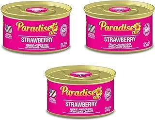 Paradise Air Organic Air Freshener Strawberry (3 pack) USA