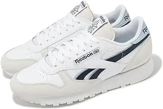 Reebok CLASSIC LEATHER, Unisex Shoes, FTWWHT/PURGRY/PALBLU,42 EU