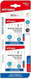 Motarro White Chalks White 80mm 24pcs