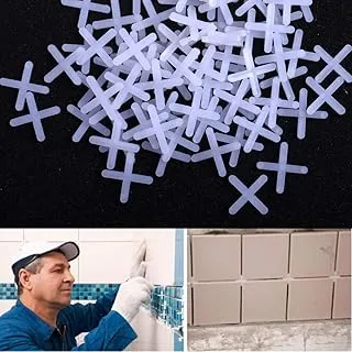 Royal Apex 100 Pieces Wide Tile Spacers & Leveller, Replaceable Tile Levellers, Wall Floor Cross Spacers for Ceramic Tile and Stone Installation & DIY Work (10 mm)