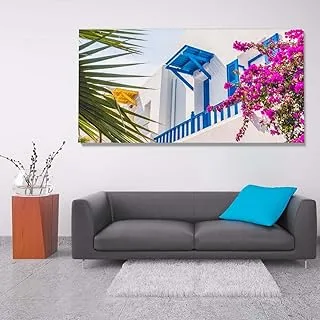 Tranquility corner, Canvas wall art, Multicolour, Canvas, 1 Piece, 150 x 75 cm By(BPA®)