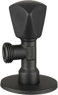 HESANIT Angle Valve Long Type for Single Lever Mixer Tap, Bathroom Fixtures - Matte Black