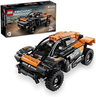 مجموعة سيارات السباق LEGO® Technic™ NEOM McLaren Extreme E Race Car 42166 من مكعبات البناء؛ ألعاب للأولاد والبنات والأطفال (252 قطعة)