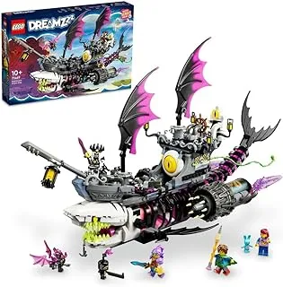 LEGO® DREAMZzz™ Nightmare Shark Ship 71469 Building Blocks Toy Set; Toys for Boys, Girls, and Kids (1,389 Pieces)