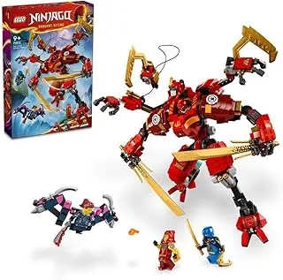 مجموعة ألعاب مكعبات البناء LEGO® NINJAGO® Kai's Ninja Climber Mech 71812؛ ألعاب للأولاد والبنات والأطفال (623 قطعة)