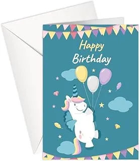 Greeting Card - Birthday | HAPPY BIRTHDAY | Unicorn | P206 | SharetheLove (Classic A5)