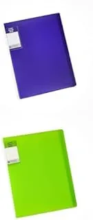 MAXI DISPLAY BOOK 60 POCKET PURPLE + DISPLAY BOOK 60 POCKET GREEN