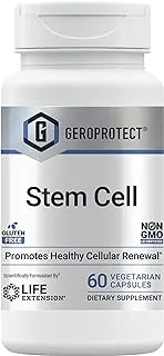 Life Extension GeroProtect Stem Cell Promotes Healthy Cellular Renewal Support Plant-Based Nutrients Formula for Anti-Aging & Longevity Non-GMO & Gluten-Free, 60 Vegetarian Capsules