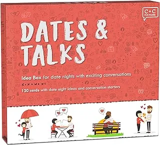 Date Night Ideas and Couples Conversation Cards - Perfect Couple Gift - Wife Birthday Gift Idea - Birthday Gift for Boyfriend Gift for Girlfriend Gift for Couple - I Love You Gift for Him - Date Ideas