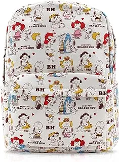 FINEX Cartoon Characters Canvas Casual Daypack with 15 in Laptop Storage Compartment