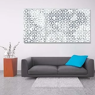 Shading spots, Canvas wall art, Blue, Canvas, 1 Piece, 80 x 40 cm By(BPA®)