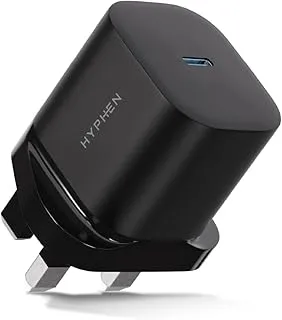 HYPHEN Nebula Pro 33W GaN Fast Charger | GaN-Powered Efficiency, Travel-friendly & Lightweight, Universal Compatibility, Intelligent Charge Control - Black