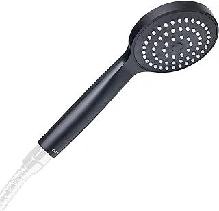 Tatay 3311203 – Verona Hand Shower, Rain Effect, with Water Saving System, Black, 10 cm Diameter