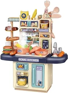 AMERTEER Kitchen Play Set | Kitchen Toys for Toddlers | Cooking Pretend Play Fun Kitchen Set Toys for Kids