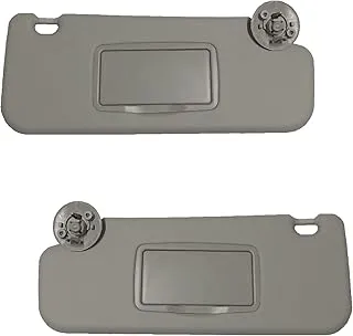 Sun Visor fits for Chevy Sonic 2012-2019 Spark 2013-2016 Passenger and Driver Sides Right + Left LH + RH Gray Replacement 2M PLASTIC