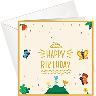 Greeting Card - Birthday | HAPPY BIRTHDAY | Butterflies | 1266 | SharetheLove