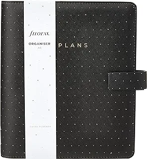 Filofax A5 Moonlight Organiser - black