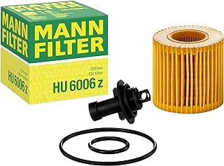 MANN-FILTER HU 6006 z Oil filter Oil filter set with gasket/gasket set – For Passenger Cars