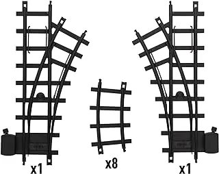 Lionel Ready-to-Play Inner Loop Track Set with 8 Curved Pieces, 1 Left Hand Switch, and 1 Right Hand Switch