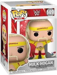 فانكو بوب! WWE: Hulk Hoganamania مع حزام - شخصية فينيل قابلة للتجميع - فكرة هدية - بضائع رسمية - ألعاب للأطفال والكبار - عشاق الرياضة - شخصية نموذجية لهواة الجمع والعرض