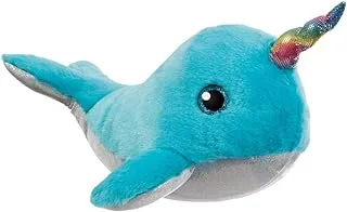 Aurora, 61072, Sparkle Tales, Arctic Narwhal Aqua, 12In, Soft Toy, Blue