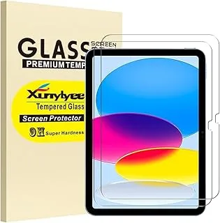 AWH [2 Pack] Compatible with New iPad 10th Generation (10.9 Inch) Screen Protector, Easy Installation Tempered Glass Film for iPad 10 (10.9 Inch, Release 2022) Screen Protector A2696/A2757/A2777