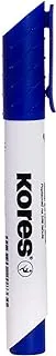 Kores Whiteboard Marker XW1, Round Tip, Blue Color (Pack of 12)