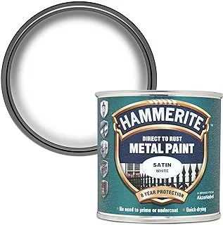 Hammerite 5092881 Metal Paint: Satin White 250ml