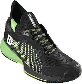 Wilson Men's KAOS Rapide SFT Tennis Shoes, Black Classic Green Green Gecko, 7 UK