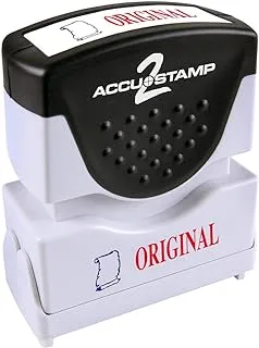 ACCU-STAMP2 Message Stamp with Shutter, 2-Color, ORIGINAL, 1-5/8