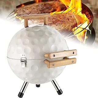 Vange BBQ Barbecue Grill, Golf Home BBQ Charcoal, Portable Charcoal Barbecue Desk, ForOutdoor BBQ Picnic Garden Terrace Camping Travel