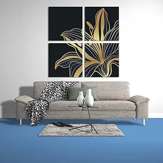 Show Off, Canvas wall art, Gold, Canvas, 4 Pieces, 50 x 50 By(BPA®)