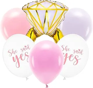 Balloon set Ring, mix (1 pkt / 6 pc.)