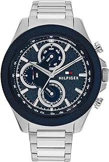 Tommy Hilfiger Analogue Multifunction Quartz Watch for Men with Stainless Steel Bracelet