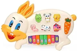 Scrap Cute Musical Piano Toy for Boys and Girls (Rabbit Piano)