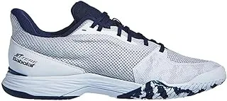 Babolat Jet Tere All Court Men White/Estate Blue Men Tennis Shoes mens Babolat Men's Jet Tere All Court Tennis Shoes, White/Estate Blue (Men's US Size 8)