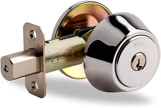 YH Collection Deadbolt Single Cylinder in Polished Chrome