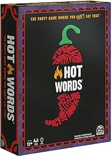 Hot Words, Word Guessing Party Game, Board Game for Ages 12 & up, by Spin Master