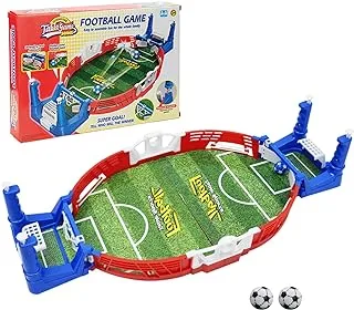 Mini Foosball Games, Tabletop Football Soccer Pinball for Indoor Game Room Games, Foosball Desktop Sports Board Games Mini Adult Kids Family Games Interactive Family Sports Board Game（2Balls）